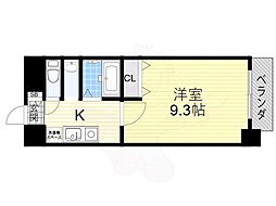 アレルヤ 1Kの間取図画像