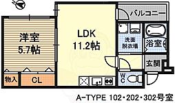 フジパレス相川 3階/-