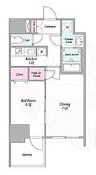 COMFORIALIV新大阪WEST 2Kの間取図画像