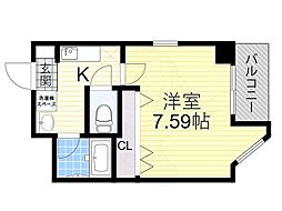ラ・フォンテ十三 2階/-