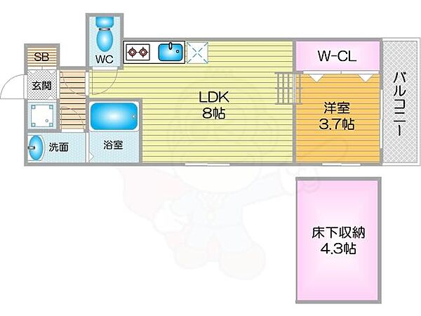 同じ建物の物件間取り写真 - ID:227080895723