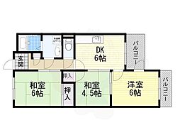 ハイネス・アビコ 4階/-