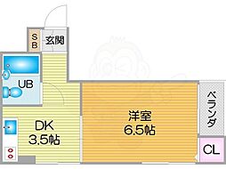 間取図画像 1DK