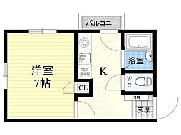 メビウス帝塚山西レジデンス 2階/-