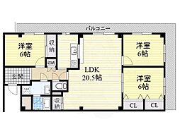 間取図画像 3LDK