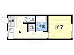 千本中ハイツ 2階/-