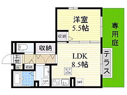 サンライズ岸里 1階/-