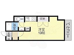 スターマンション ワンルームの間取図画像