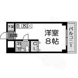 G・HOUSE ワンルームの間取図画像