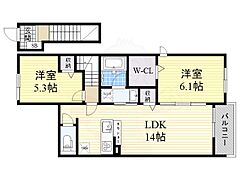 物件の間取り