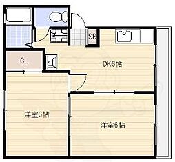 長吉ハイツ帝塚山東 東棟 2階
