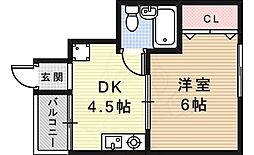 間取図画像 1DK