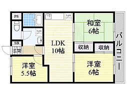 クリスタルハイツ立花 3階