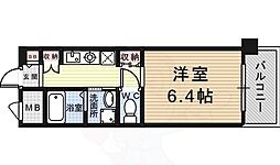 ロジュマンヴェールB棟 1Kの間取図画像