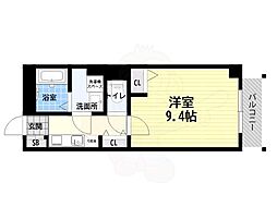 T-FLAT Daimosu 1Kの間取図画像