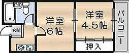 フォンタルナウ 2Kの間取図画像