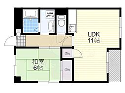 ジーフラット堺 4階