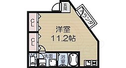 Beeハイム ワンルームの間取図画像