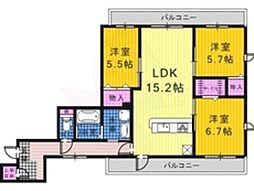 間取図画像 3LDK