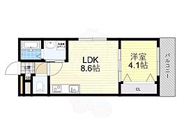 間取図画像 1LDK