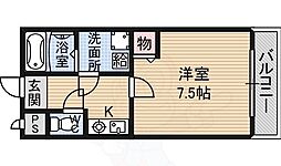 サンハイツ 1Kの間取図画像