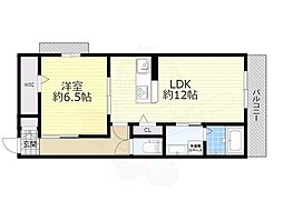 ファイブヒルズ欅参番館 1LDKの間取図画像