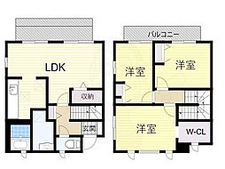 DAIKENNSQUAREB 3LDKの間取図画像
