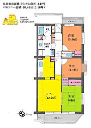 間取図画像 3LDK