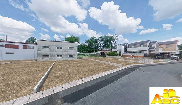 造成パース 東側より分譲地全体