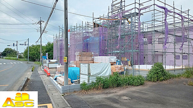 2026.7月撮影 北東側より分譲地全体