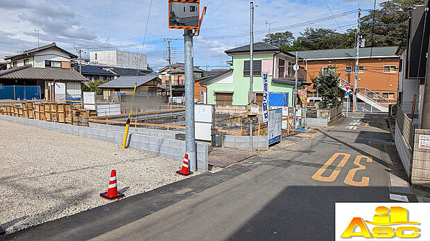 2026.9月撮影　南西側より分譲地全体
