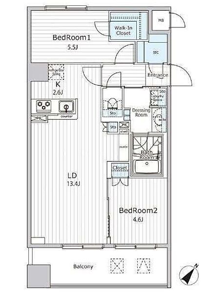 同じ建物の物件間取り写真 - ID:213100035442