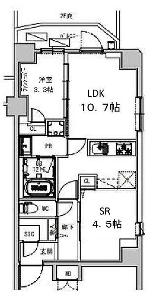 同じ建物の物件間取り写真 - ID:213101023480