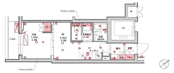 同じ建物の物件間取り写真 - ID:213101779233