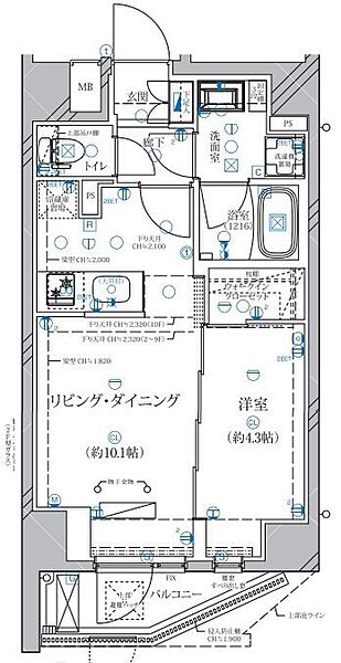 同じ建物の物件間取り写真 - ID:213101951249