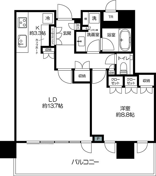 同じ建物の物件間取り写真 - ID:213102606625