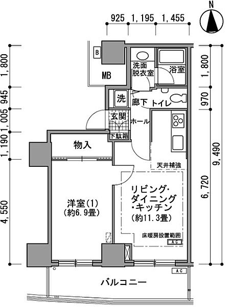 同じ建物の物件間取り写真 - ID:213103337087