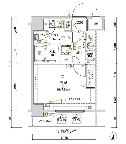 同じ建物の物件間取り写真 - ID:213105839634