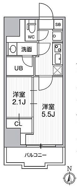 同じ建物の物件間取り写真 - ID:213105841255