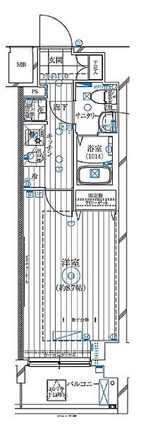 同じ建物の物件間取り写真 - ID:213105839646