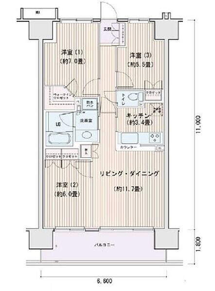 同じ建物の物件間取り写真 - ID:213106380842