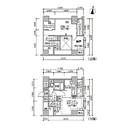 東雲キャナルコートCODAN20号棟 11階1SLDKの間取り