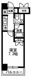 間取図画像 1K