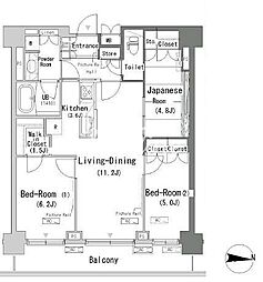 ParkAxis辰巳STAGE 3LDKの間取図画像