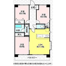 間取図画像 3LDK