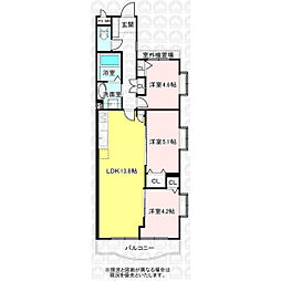 間取図画像 3LDK