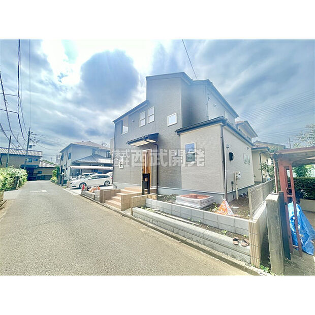 一戸建ての多いエリア、静かな雰囲気