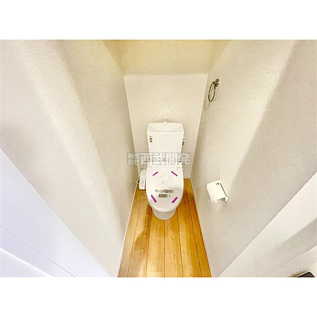 1Ｆ・2Ｆのトイレは温水洗浄便座付で毎日清潔・快適