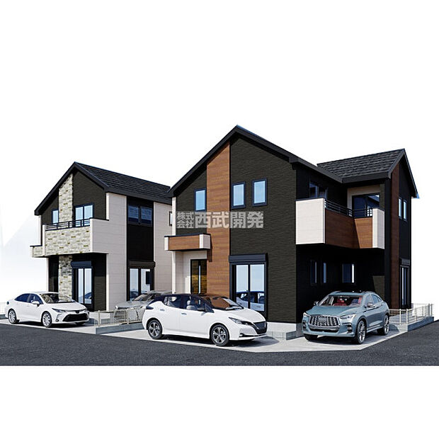 完成イメージ画像（図面を基に描いたもので実際とは異なります）/現地全体