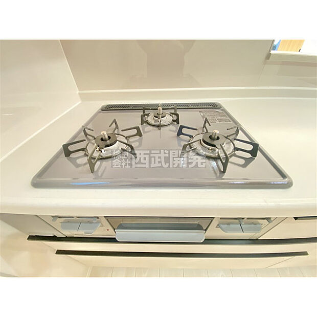 3口あるので調理も一気にできます